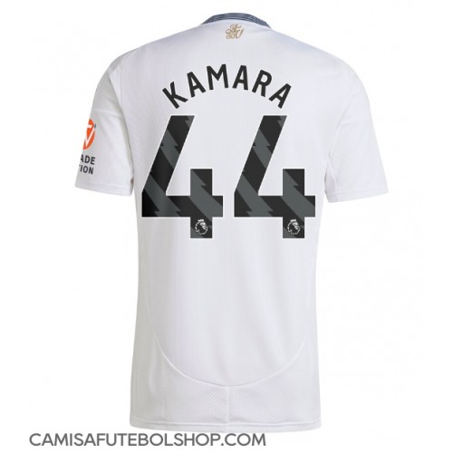 Camisa de time de futebol Aston Villa Boubacar Kamara #44 Replicas 2º Equipamento 2024-25 Manga Curta